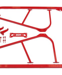 BMR 08-17 Challenger Bolt-On Subframe Connectors - Red