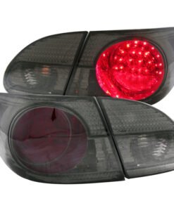 ANZO 2003-2008 Toyota Corolla LED Taillights Red/Smoke
