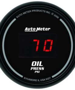 Autometer Black 0-100 psi Digital Oil Pressure Gauge