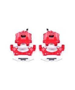 Power Stop 92-98 BMW 318i Rear Red Calipers w/Brackets - Pair