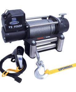 Superwinch 11500 LBS 12 VDC 3/8in x 84ft Steel Rope Tiger Shark 11500 Winch