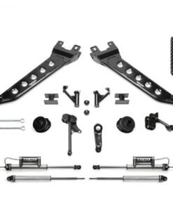 Fabtech 14-18 Ram 2500 4WD 5in Radius Arm System w/Coil Springs & DL Shocks
