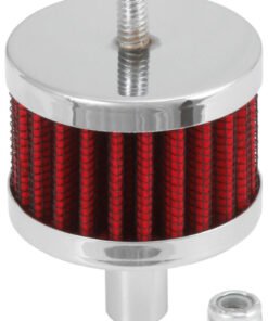 K&N Steel Base Crankcase Vent Filter 0.5in Vent OD x 2in OD x 1.5in Height