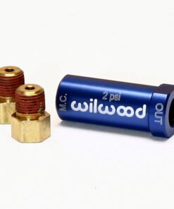 Wilwood Residual Pressure Valve - New Style w/ Fittings - 2# / Blue
