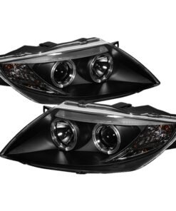 Spyder BMW Z4 03-08 Projector Headlights Xenon/HID Model Only - LED Halo Black PRO-YD-BMWZ403-HID-BK