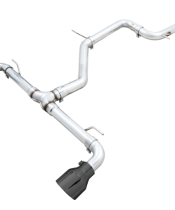 AWE 2022 VW GTI MK8  Track Edition Exhaust - Diamond Black Tips