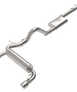 aFe 2021+ Ford Bronco L4-2.3L (t) / V6-2.7L (tt) Vulcan 3in. to 2.5in. SS Cat-Back - Polished