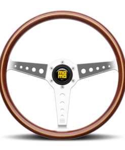 Momo California Wood Steering Wheel 360 mm - Mahogany Wood/Pol Spokes