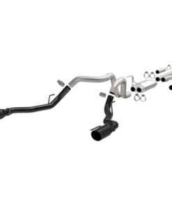 MagnaFlow SYS Cat-Back 2017 Ford F-150 Raptor 3.5L Dual Black Coated 3in Tips