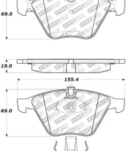 StopTech Street Select Brake Pads - Front