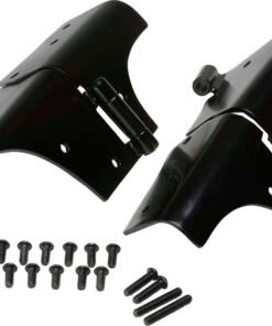 Kentrol 97-06 Jeep Wrangler TJ Windshield Hinge Pair- Powdercoat Black