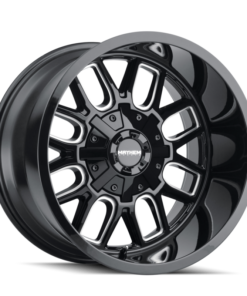 Mayhem 8107 Cogent 18x9 / 6x135 BP / 0mm Offset / 106mm Hub Black w/ Milled Spokes Wheel