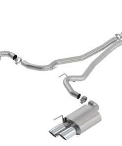 Borla S-Type Cat Back 18-20 Ford Mustang GT Convertible 2.5in pipe 4in tip