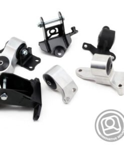 Innovative 06-11 Honda Civic Si K-Series Silver Billet Aluminum Mounts 75A Bushings (Not K24 Trans)