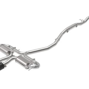 aFe Takeda 3in 304 SS Cat-Back Exhaust System w/CF Tips 17-20 Honda Civic Sport L4-1.5L (t)