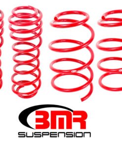 BMR 05-14 S197 Mustang GT Drag Version Lowering Springs (Set Of 4) - Red