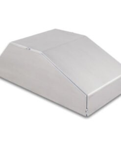 Vibrant I/C End Tank 6in Wide 12in Long 4in Tall Use w/ Horizontal I/C Core 12844 - 5052 Aluminum