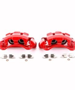 Power Stop 00-05 Ford Excursion Front Red Calipers w/Brackets - Pair