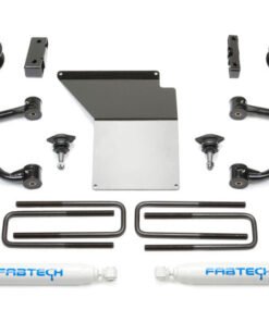Fabtech 07-18 GM K1500 w/OE Forged UCA 3.5in Budget UCA System w/Rear Perf. Shocks