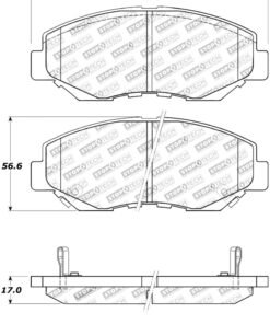 StopTech Street Touring 03-10 Honda Accord / 02-06 CR-V Front Brake Pads