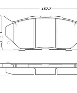 StopTech Street Touring 16-17 Toyota Camry Front Brake Pads