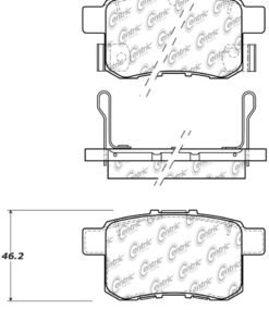 StopTech Sport Performance 11-17 Honda Accord Rear Brake Pads