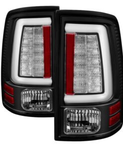 Spyder 09-16 Dodge Ram 1500 Light Bar LED Tail Lights - Black ALT-YD-DRAM09V2-LED-BK