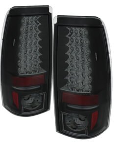 Spyder Chevy Silverado 1500 99-02 (Not Fit Stepside) LED Tail Lights Blk Smke ALT-YD-CS99-LED-BSM