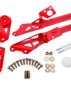 BMR Suspension 15-18 Ford Mustang S550 IRS Subframe Support Brace (Red)
