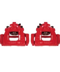 Power Stop 02-06 Mini Cooper Front Red Calipers w/Brackets - Pair