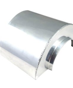 Spectre Air Filter Heat Shield (Short) 3in. - Polished Aluminum