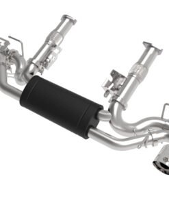 aFe MACH Force-Xp 3" to 2-1/2" 304SS Cat-Back 2020 Chevy Corvette (C8) 6.2L - Polished Tip