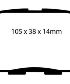 EBC 03-05 Infiniti FX35 3.5 Yellowstuff Rear Brake Pads