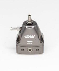 DeatschWerks DWR1000iL In-Line Adjustable Fuel Pressure Regulator - Titanium