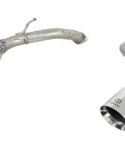 aFe Takeda 2.5in 304 SS Axle-Back Exhaust w/ Polished Tips 16-18 Infiniti Q50 V6-3.0L (tt)