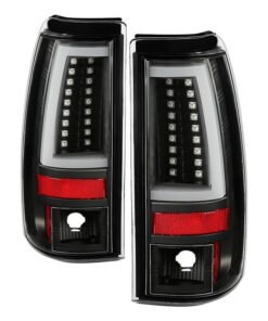 Spyder 03-06 Chevy Silverado - (Does Not Fit Stepside) LED Tail Lights - All Black ALT-YD-CS03V2-LED