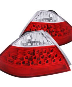 ANZO 2006-2007 Honda Accord Taillights Red/Clear
