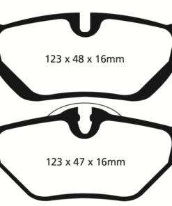 EBC 13+ BMW X1 2.0 Turbo (28i) Redstuff Rear Brake Pads