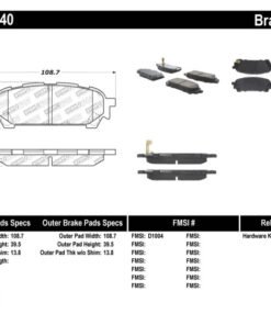 StopTech Performance 03-05 WRX Rear Brake Pads