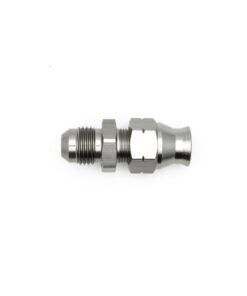DeatschWerks 6AN Male Flare to 5/16" Hardline Compression Adapter (Incl. 1 Olive Insert)