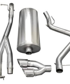 Corsa 03-06 Chevrolet Silverado Short Bed SS 6.0L V8 Polished Sport Cat-Back Exhaust