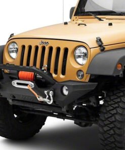 Officially Licensed Jeep 13-18 Wrangler JK 4Door Custom Front Rear Seat Covers w/ Jeep Logo-Black