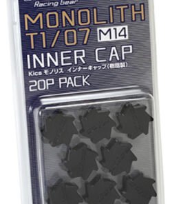 Project Kics M14 Monolith Cap - Black (Only Works For M14 Monolith Lugs) - 20 Pcs