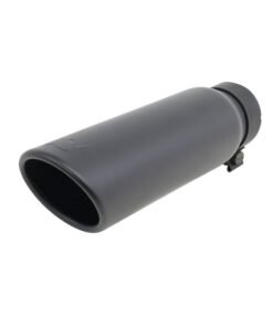 Go Rhino Exhaust Tip - Black - ID 3in x L 14in x OD 4in
