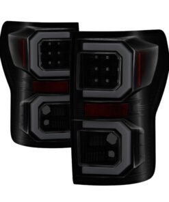 Spyder 07-13 Toyota Tundra V2 Light Bar LED Tail Lights - Smoke ALT-YD-TTU07V2-LB-BSM