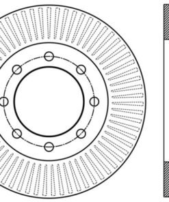 StopTech Power Slot 12-15 Ford F-250/F-350 Front Left Slotted Rotor