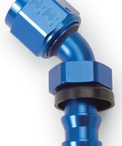 Russell Performance -6 AN Twist-Lok 45 Degree Hose End (Blue)