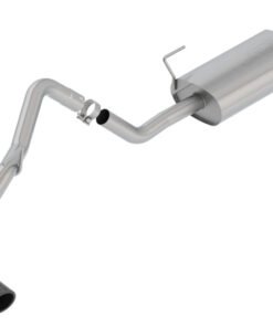 Borla 05-19 Nissan Frontier 4.0L V6 AT/MT Regular Cab S-type Exhaust (2wd/4wd) - Black Chrome Tip