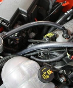 J&L 15-19 Ford Mustang GT/15-19 Ford Mustang GT350 Passenger Side Oil Separator 3.0 - Clear Anodized
