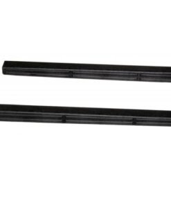 AVS 01-07 Chevy Silverado 2500 Standard Cab Stepshields Door Sills 2pc - Black